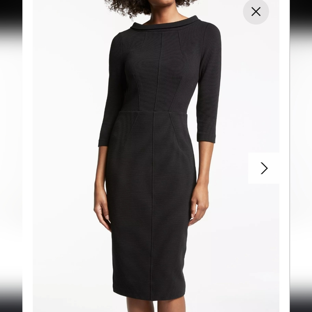 Boden Marisa Dress, Black, Size 8L